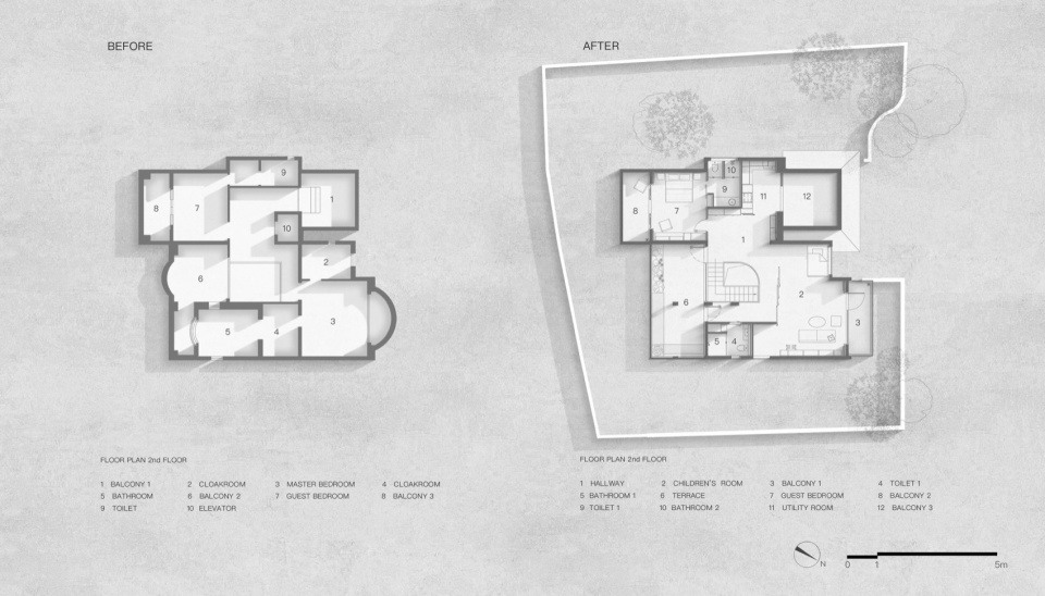 Vertical Continuity of Living Relationships by FUYUDI STUDIO