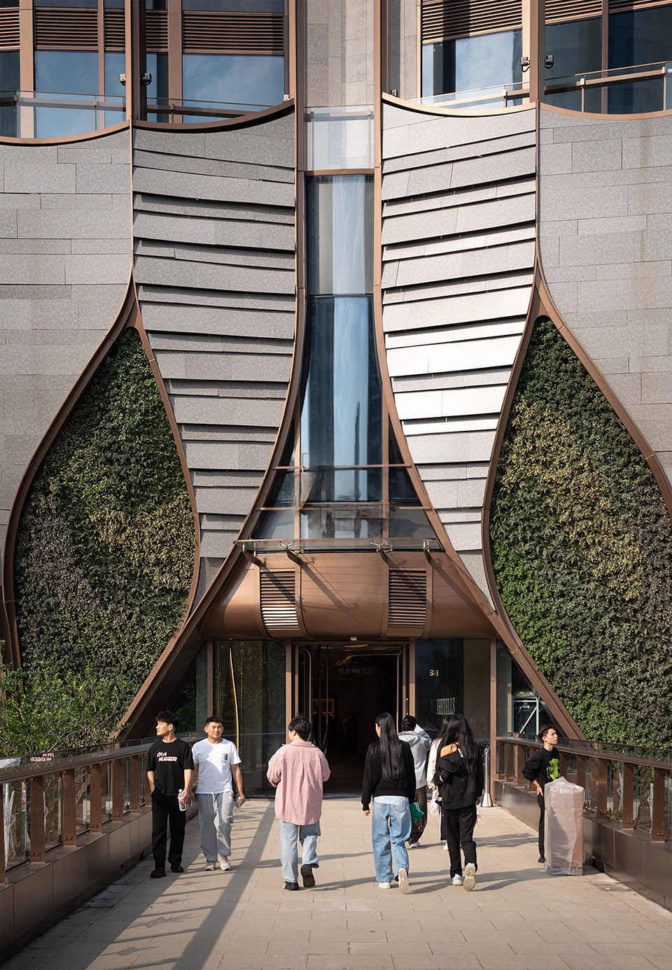 the park k11 facade design by lead