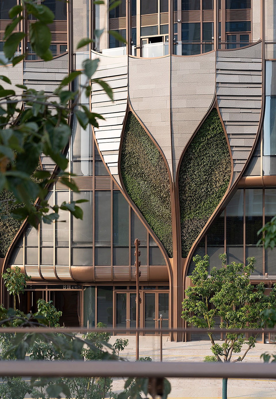 the park k11 facade design by lead