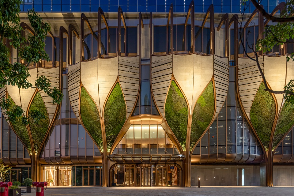 the park k11 facade design by lead