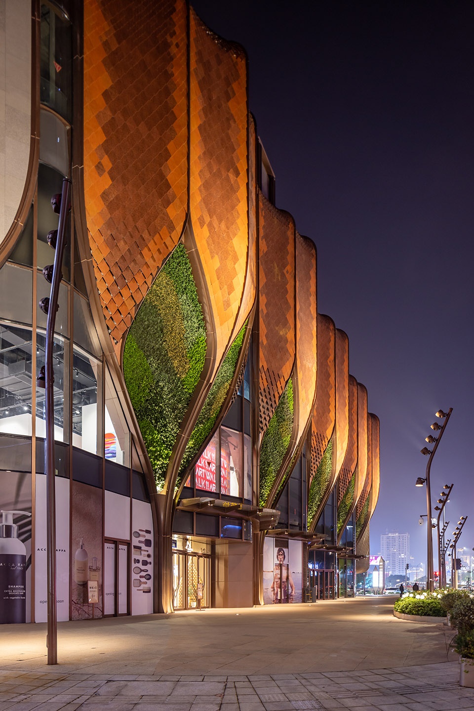 the park k11 facade design by lead