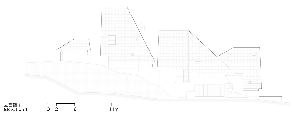 red valley dwellings by fanhao meng line