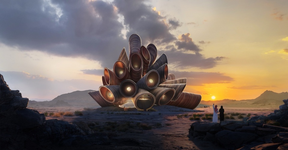 Heatherwick Studio reveals design for astrotourism visitor centre and masterplan