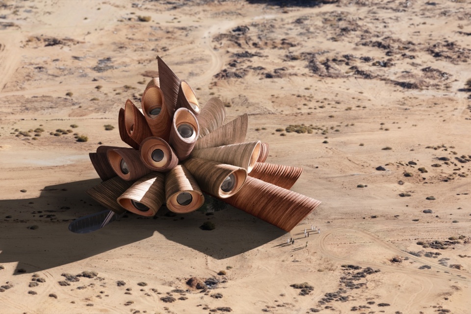 Heatherwick Studio reveals design for astrotourism visitor centre and masterplan