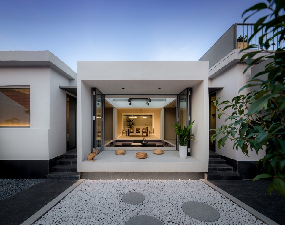 a collection of courtyard renovations in ximaiyao village by bu