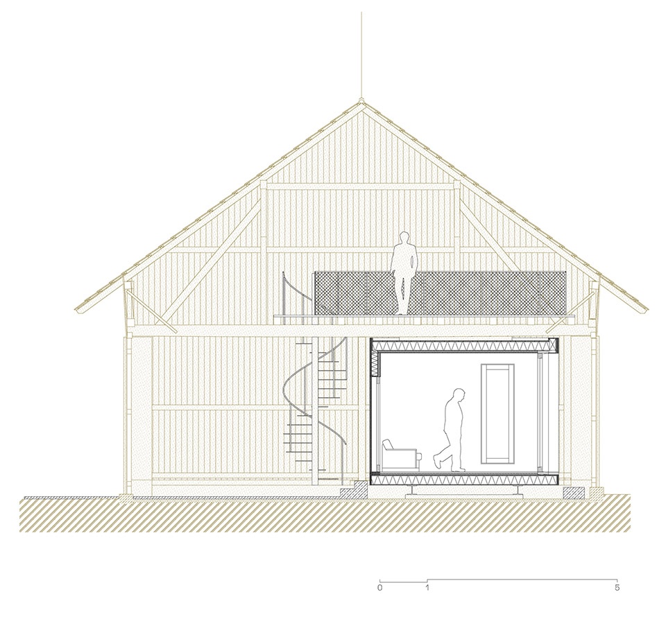 the box in the barn by facha architekti