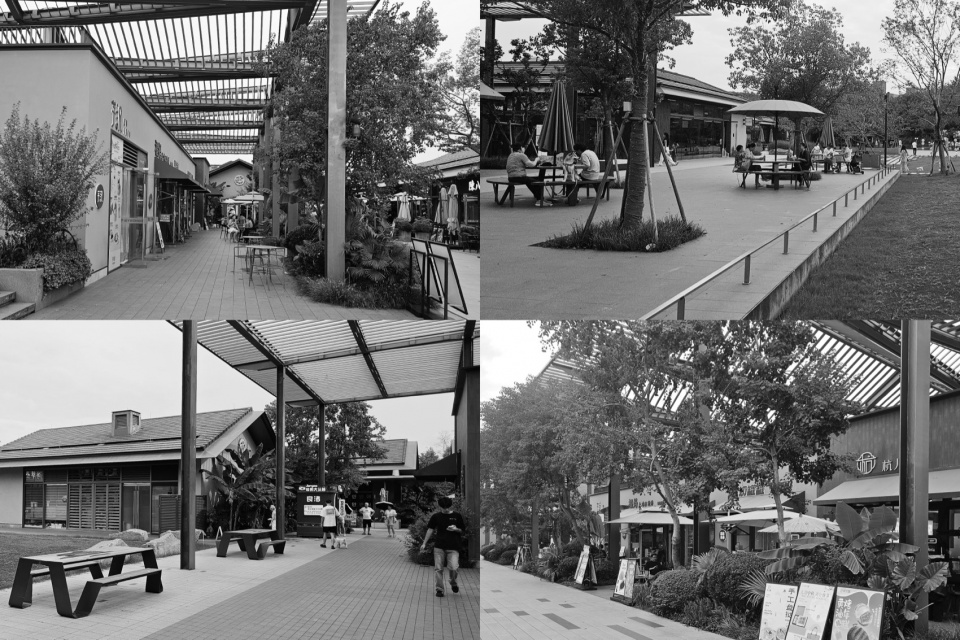 spatial renewal and scene stitching of birland food court by hangzhou parallect design x atelier diving bell