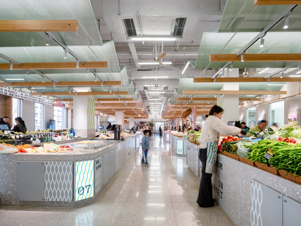 park in market by office canopy of architecture ocoa