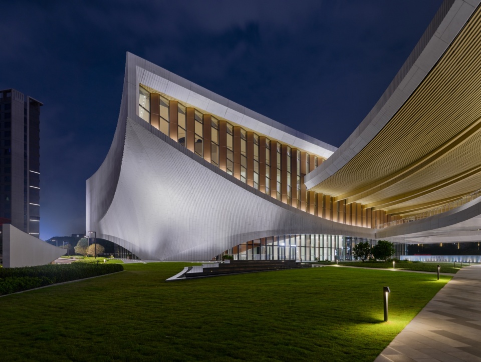 songshan lake exhibition and performance centre by zaha hadid architects