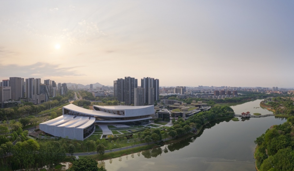 songshan lake exhibition and performance centre by zaha hadid architects