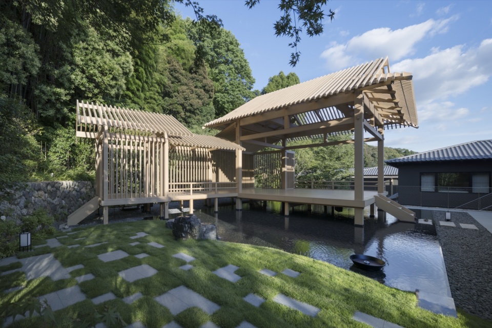 banyan tree higashiyama kyoto by kengo kuma and associates