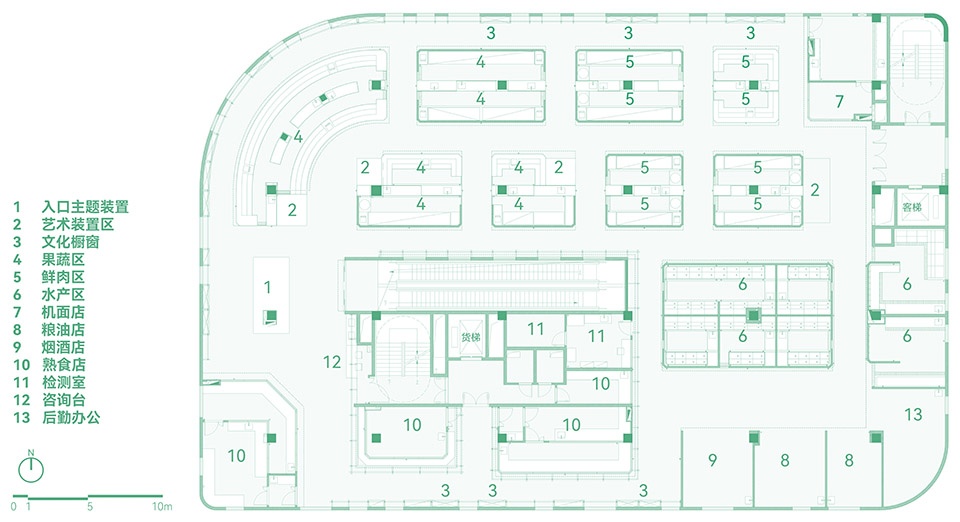 park in market by office canopy of architecture ocoa