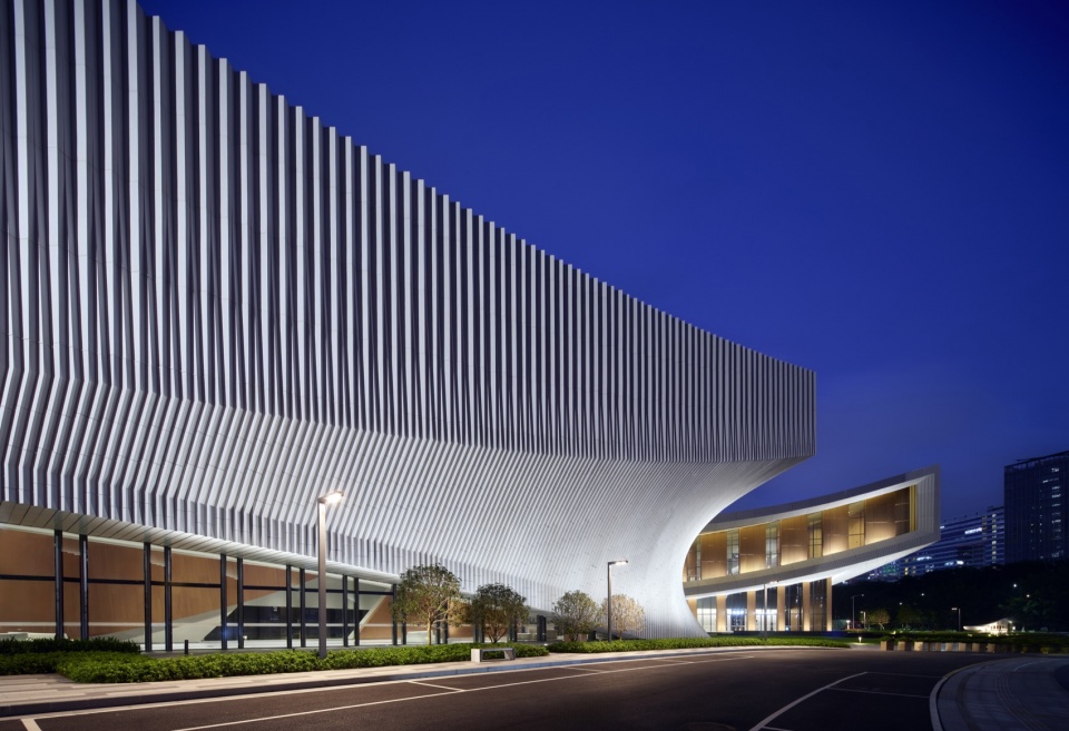 songshan lake exhibition and performance centre by zaha hadid architects
