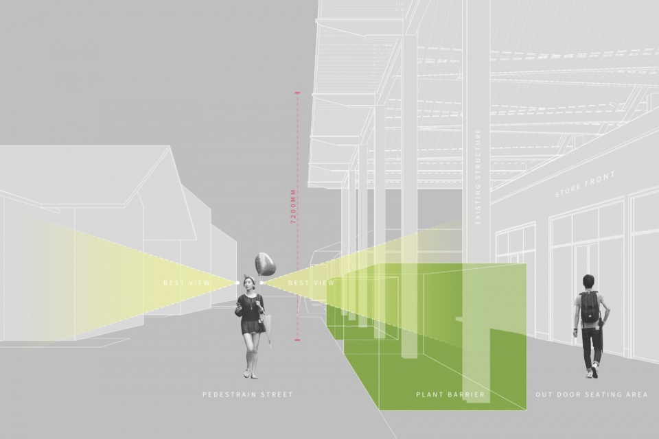 spatial renewal and scene stitching of birland food court by hangzhou parallect design x atelier diving bell