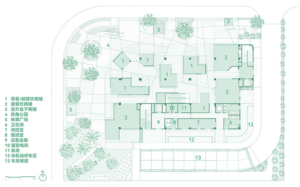 park in market by office canopy of architecture ocoa