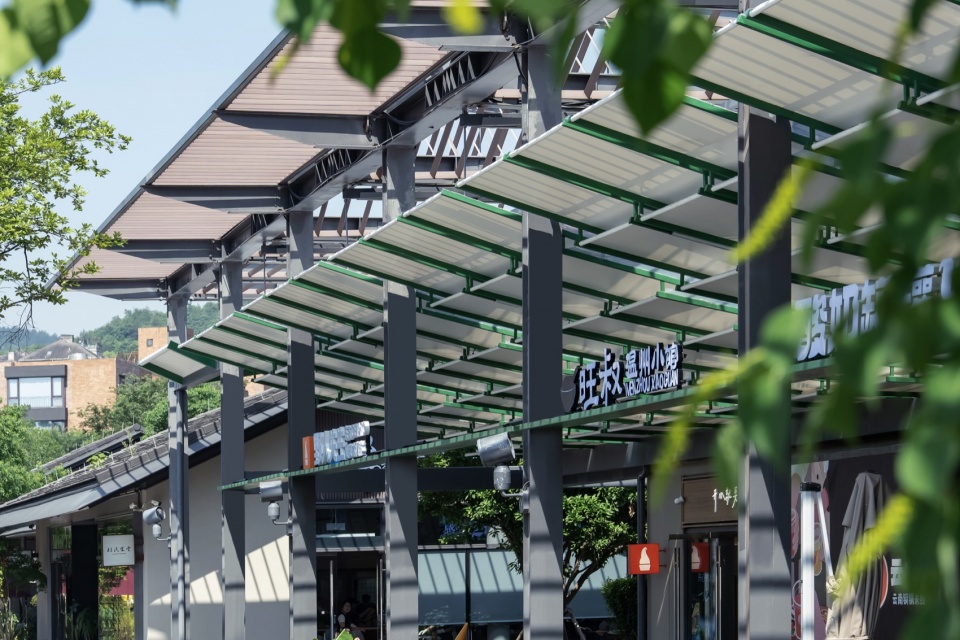 spatial renewal and scene stitching of birland food court by hangzhou parallect design x atelier diving bell