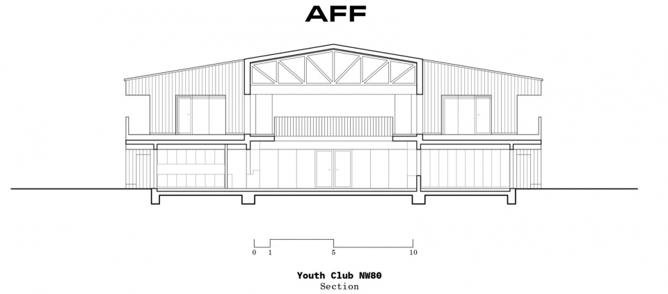 youth club nw80 by aff architekten