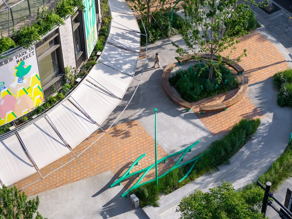 park in market by office canopy of architecture ocoa