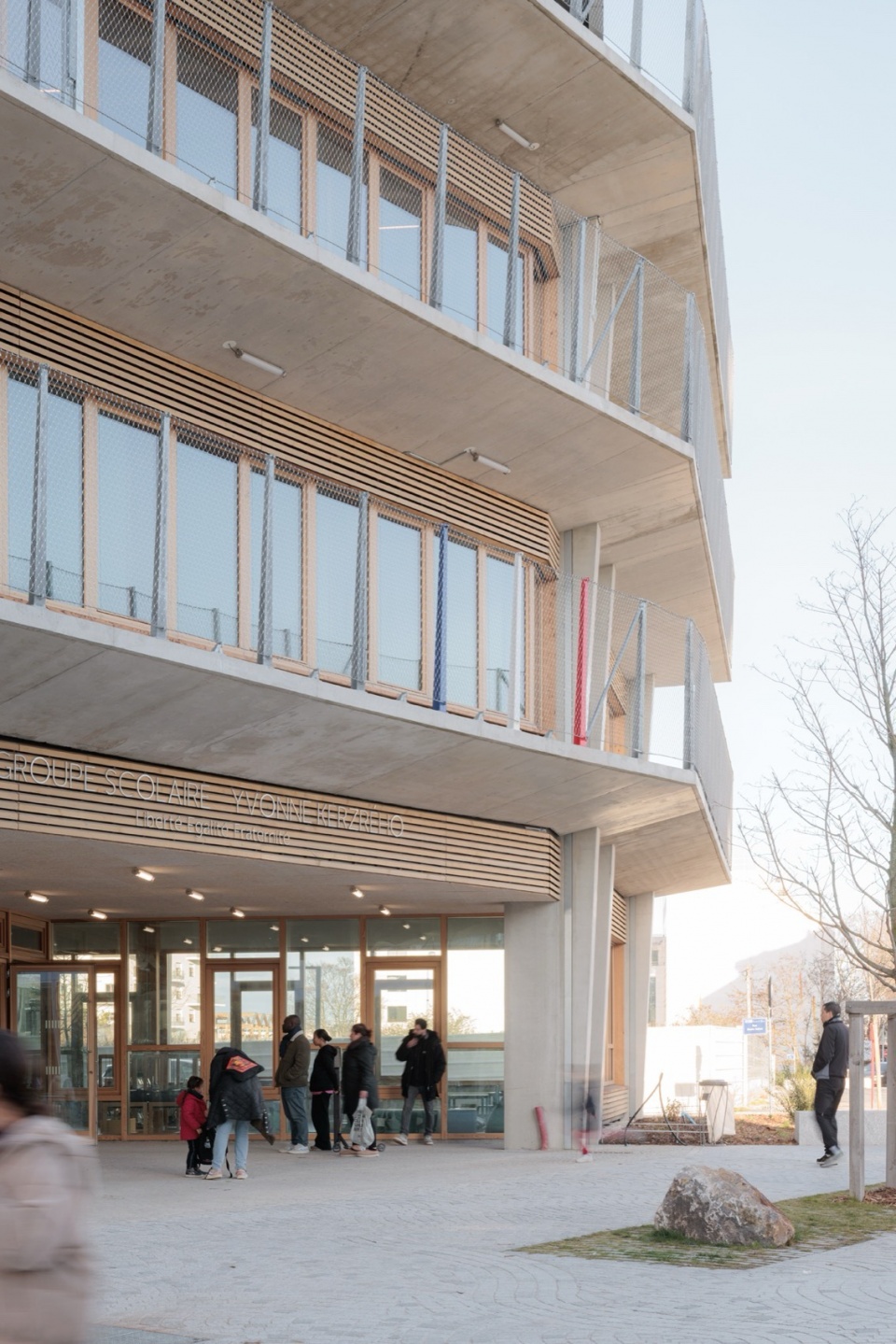 Yvonne Kerzreho school complex by SAM Architecture
