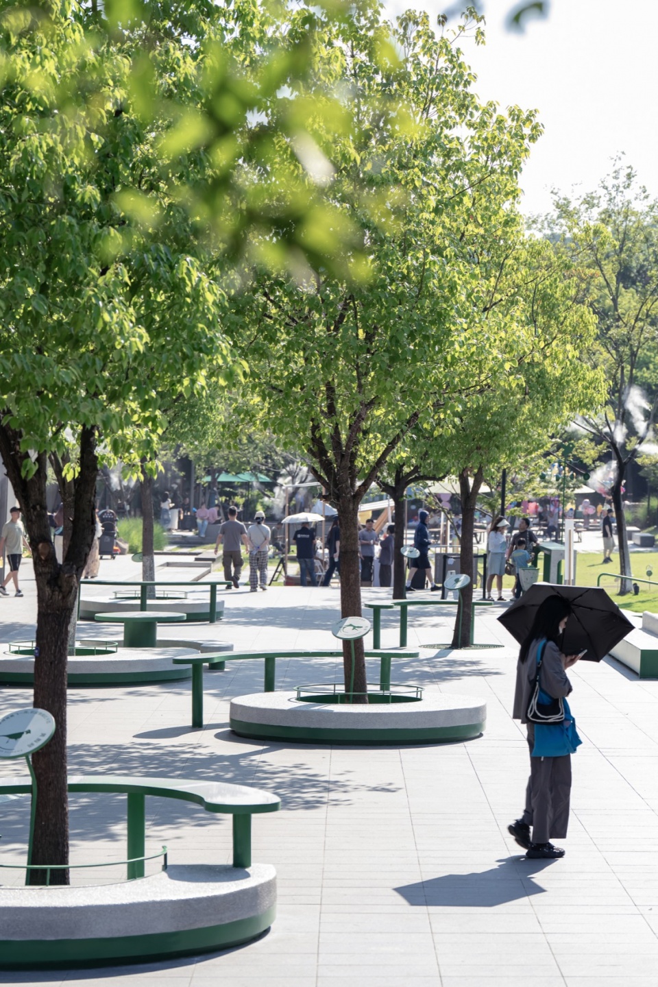 spatial renewal and scene stitching of birland food court by hangzhou parallect design x atelier diving bell