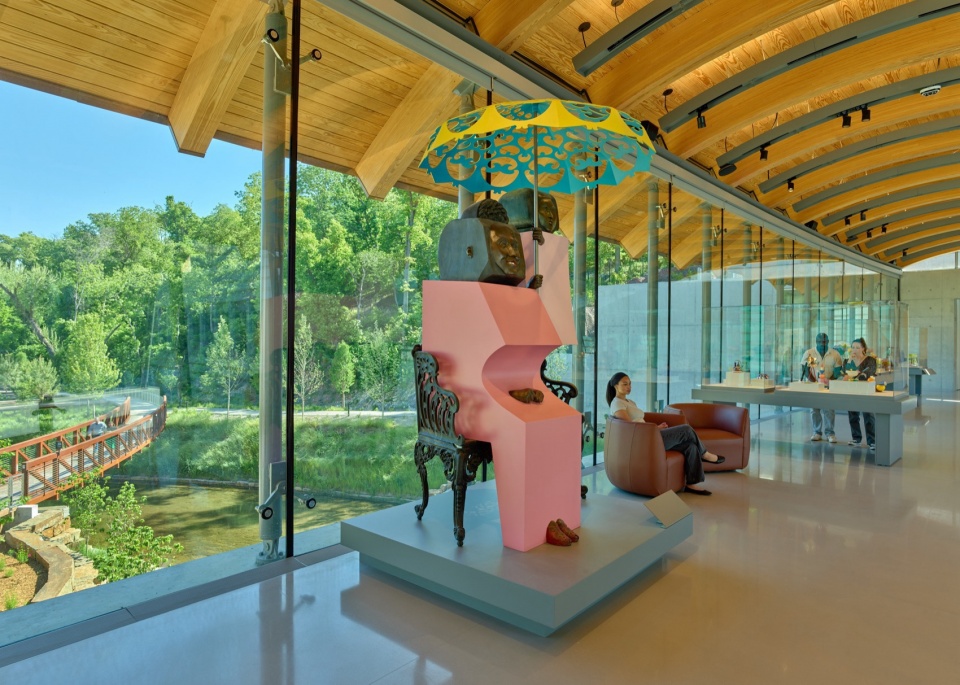 Crystal Bridges Expansion by Safdie Architects
