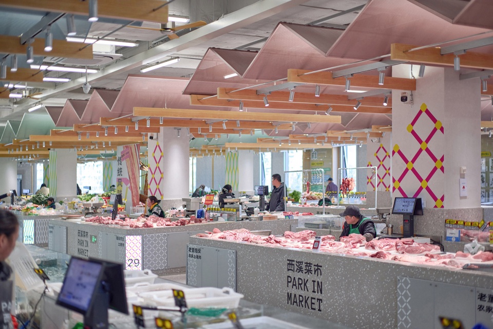 park in market by office canopy of architecture ocoa