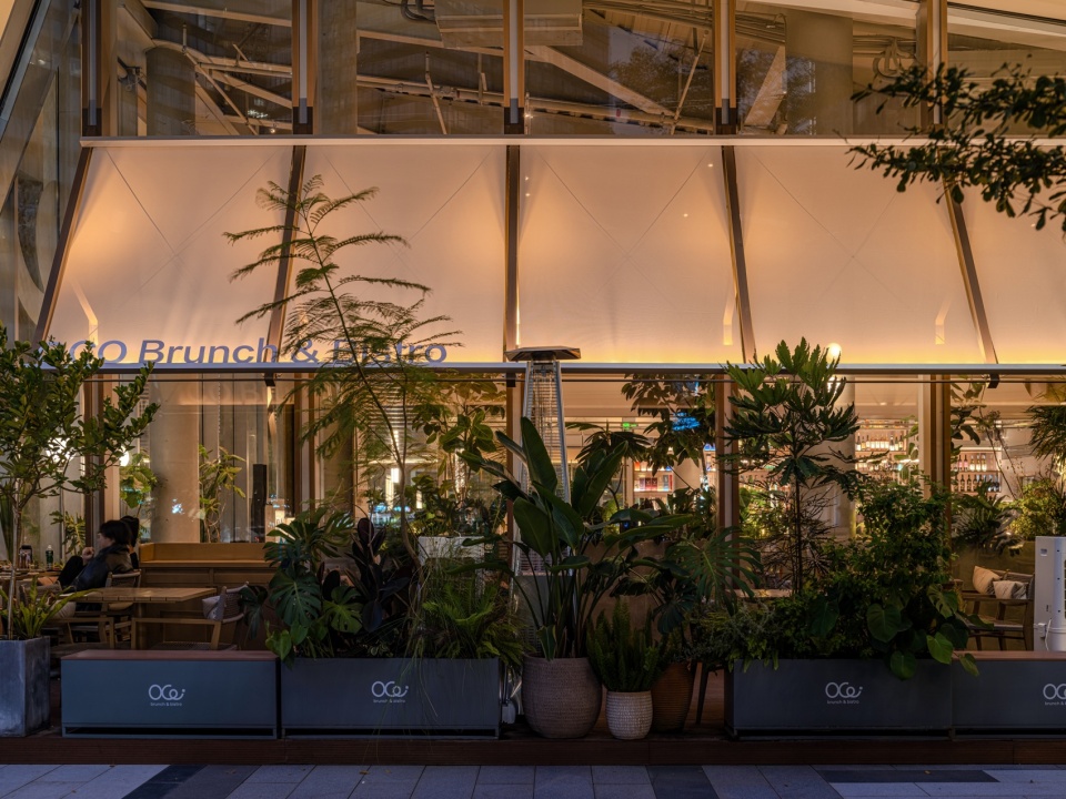 oco restaurant by super nature lab