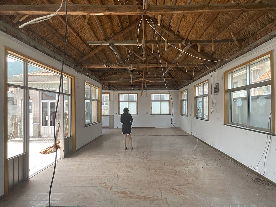 a collection of courtyard renovations in ximaiyao village by bu