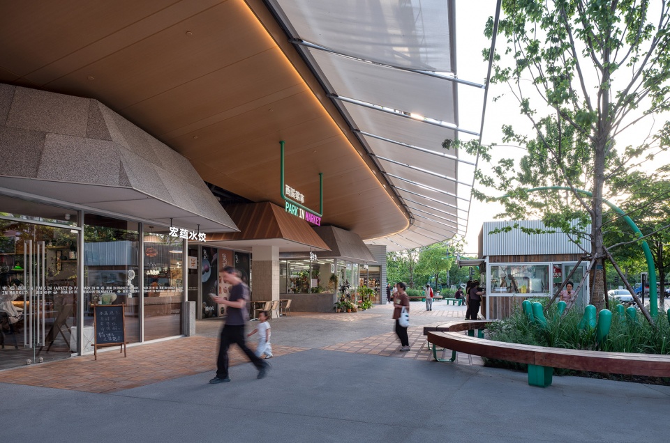 park in market by office canopy of architecture ocoa