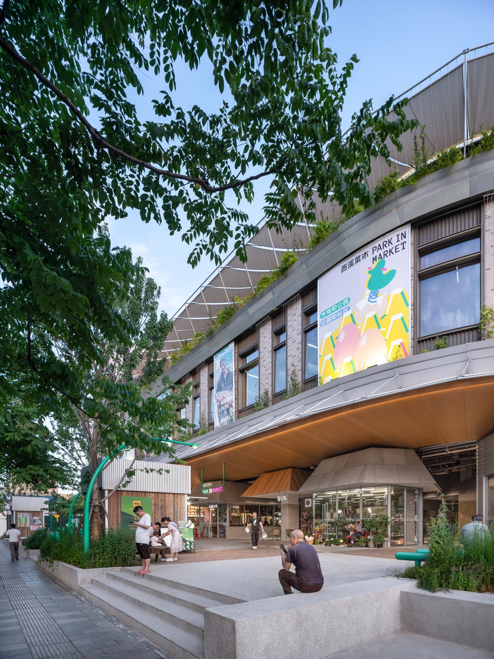 park in market by office canopy of architecture ocoa