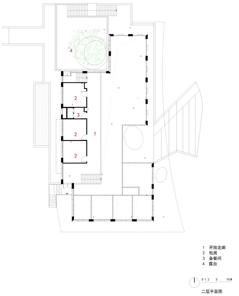 Clustered Rocks Court Floating Leaf Pavilion Pudong Shanghai by Atelier Z