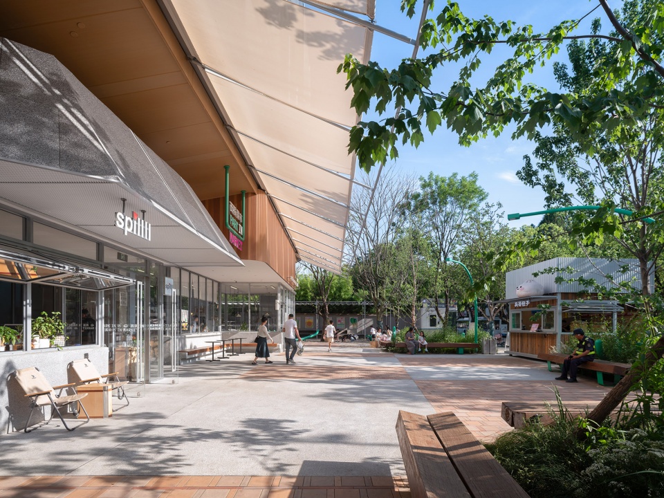 park in market by office canopy of architecture ocoa