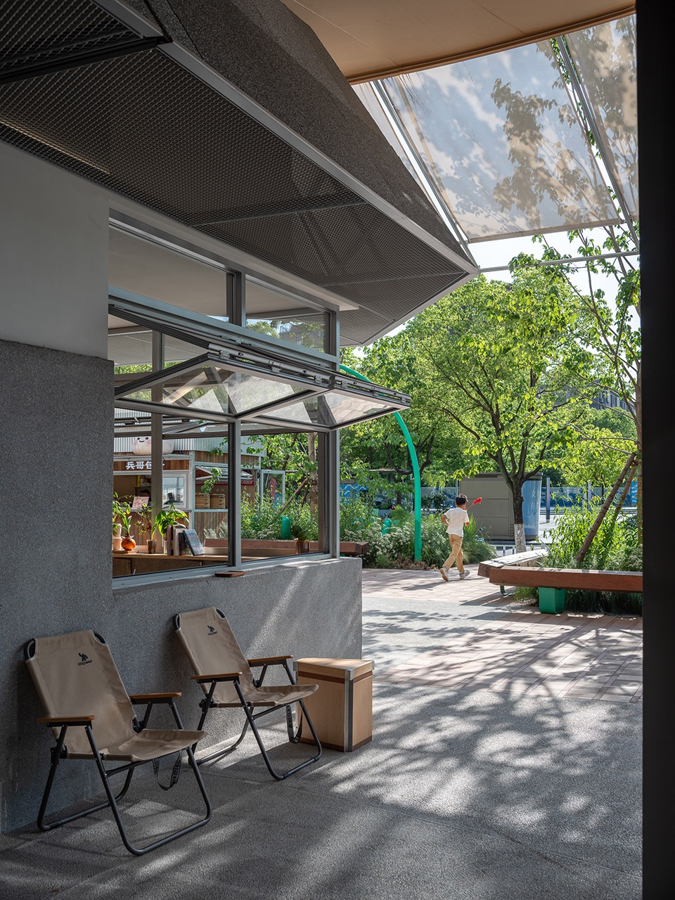 park in market by office canopy of architecture ocoa