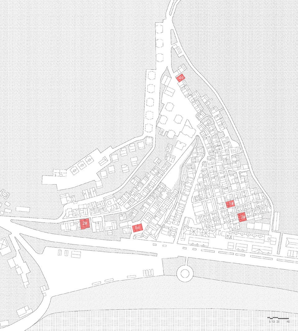 a collection of courtyard renovations in ximaiyao village by bu
