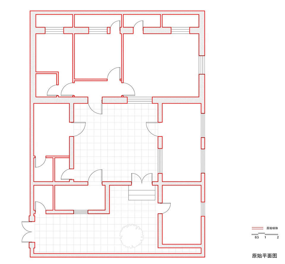 a collection of courtyard renovations in ximaiyao village by bu