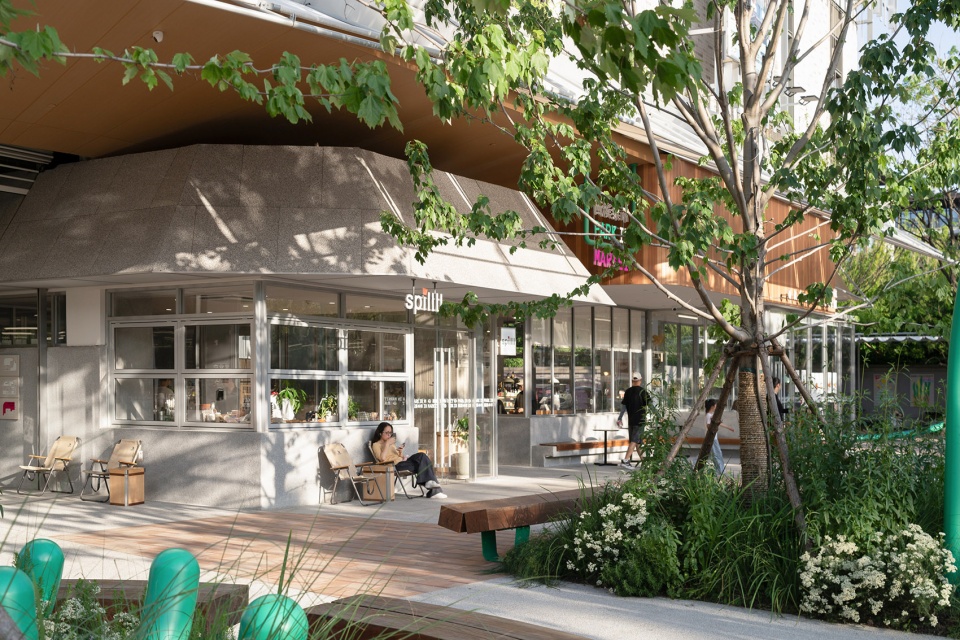 park in market by office canopy of architecture ocoa