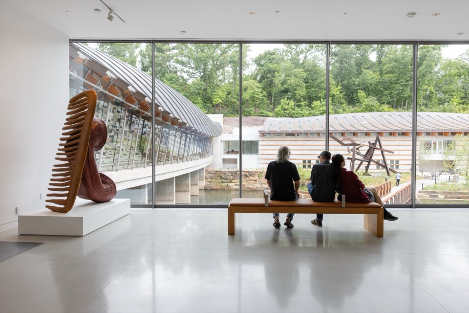 Crystal Bridges Expansion by Safdie Architects