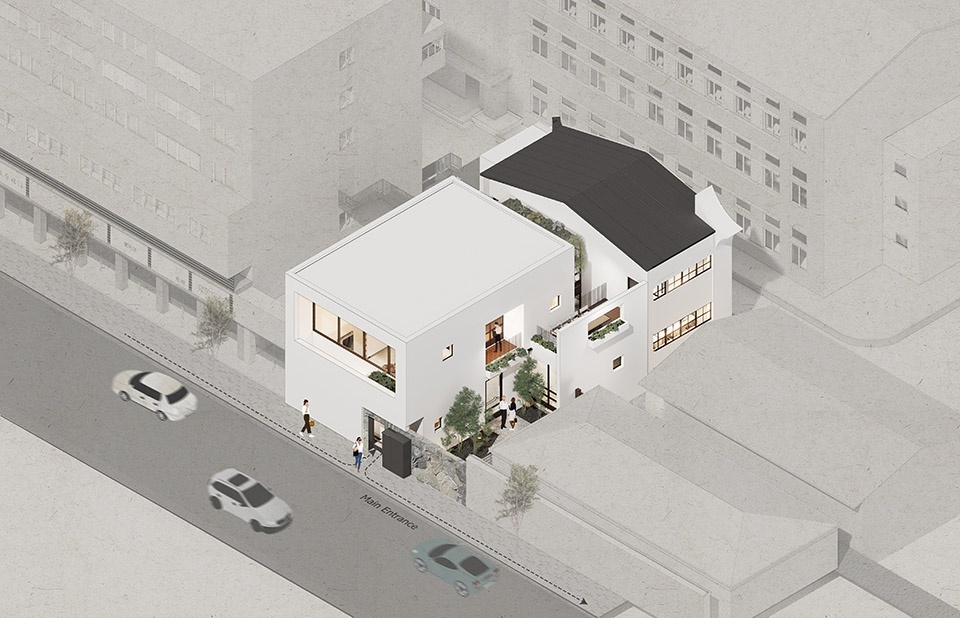 the coworking space by wumichi architects