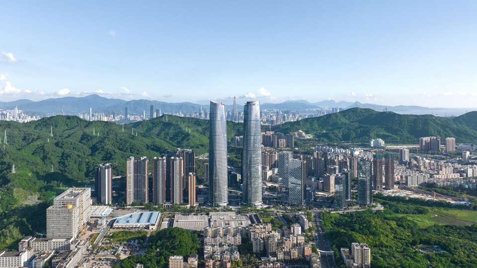 The Shenzhen Galaxy World Twin Tower