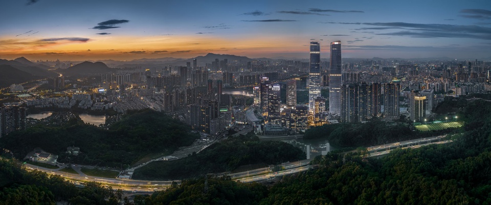 The Shenzhen Galaxy World Twin Tower