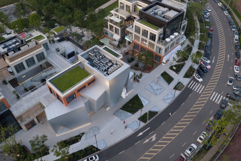 Green Heart Park Commercial Destination at Lux River Sanctuary Chongqing by Z T STUDIO