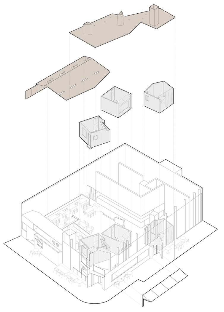 go far knockup bistro by modum atelier