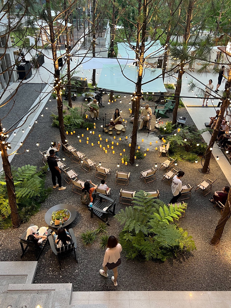 Green Heart Commercial Complex A4X Art Center by E Plus Design