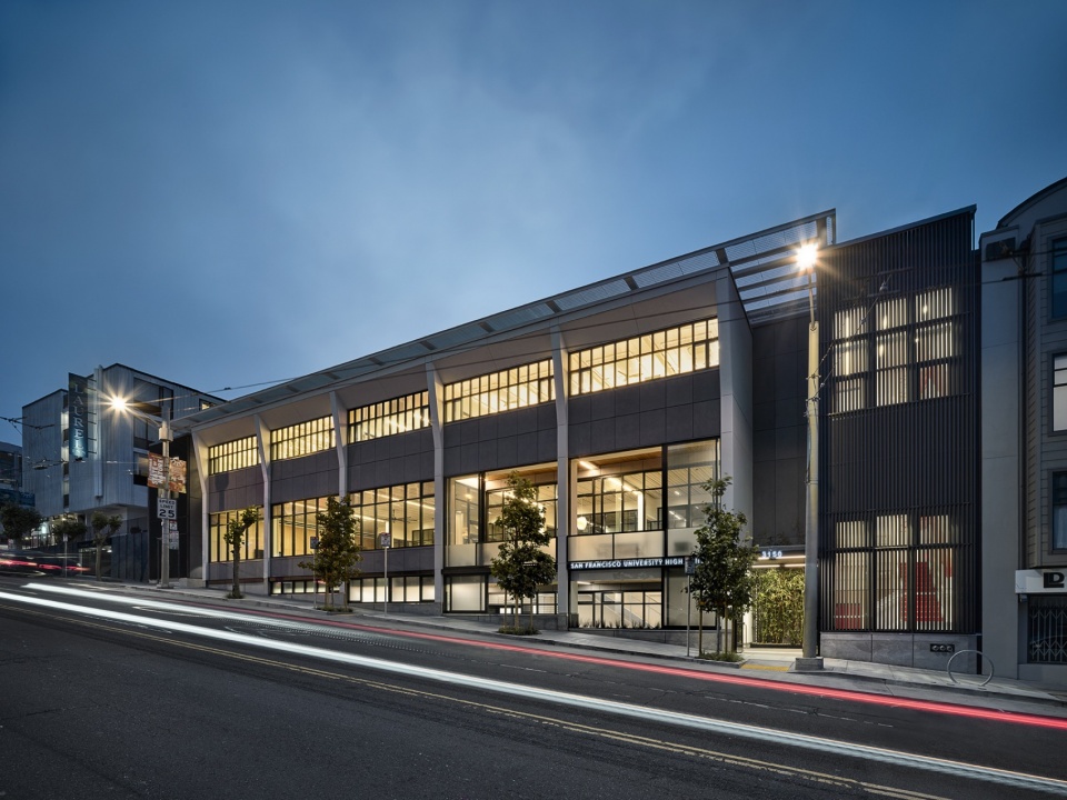 university high school california street campus by leddy maytum stacy architects