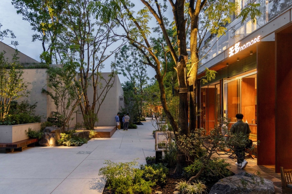 Green Heart Park Commercial Destination at Lux River Sanctuary Chongqing by Z T STUDIO