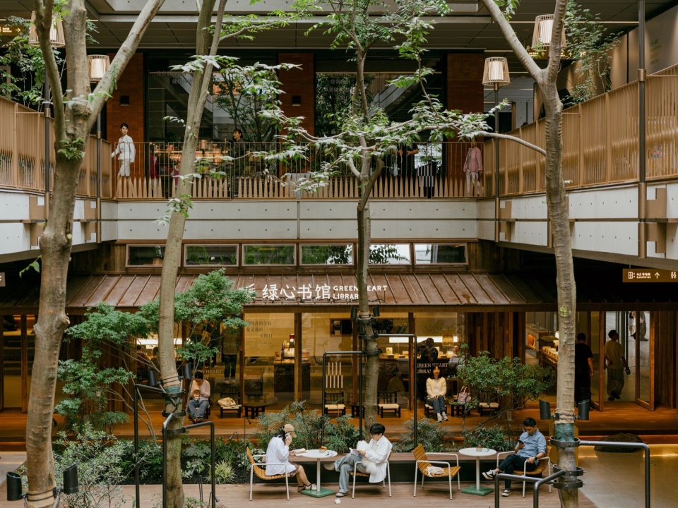 Green Heart Park Commercial Destination at Lux River Sanctuary Chongqing by Z T STUDIO