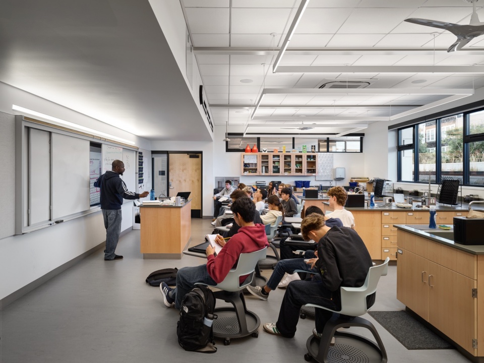 university high school california street campus by leddy maytum stacy architects