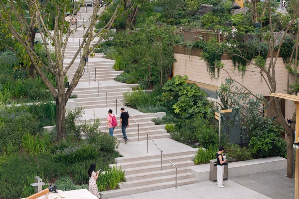 Green Heart Park Commercial Destination at Lux River Sanctuary Chongqing by Z T STUDIO