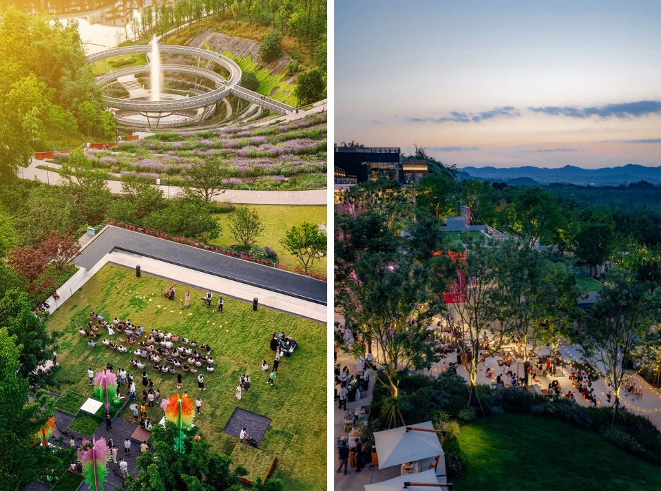 Green Heart Park Commercial Destination at Lux River Sanctuary Chongqing by Z T STUDIO 拷贝