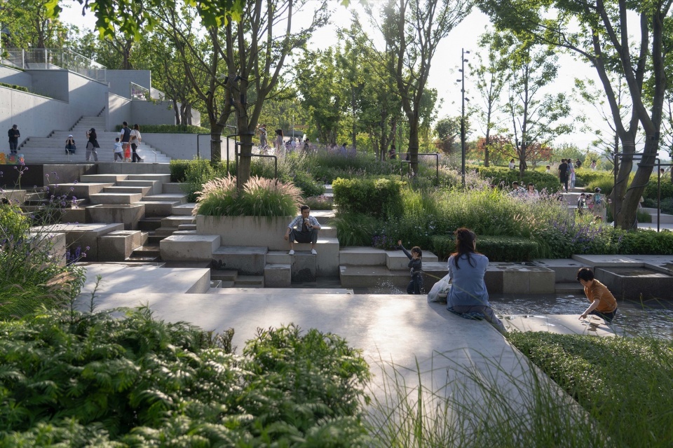 Green Heart Park Commercial Destination at Lux River Sanctuary Chongqing by Z T STUDIO